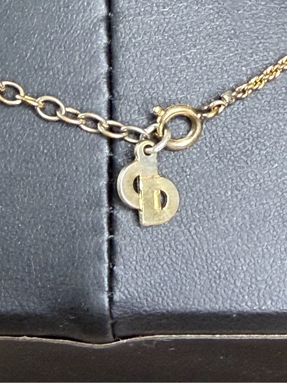 Dior Interlocking CD Pendant Necklace - Picture 4 of 5